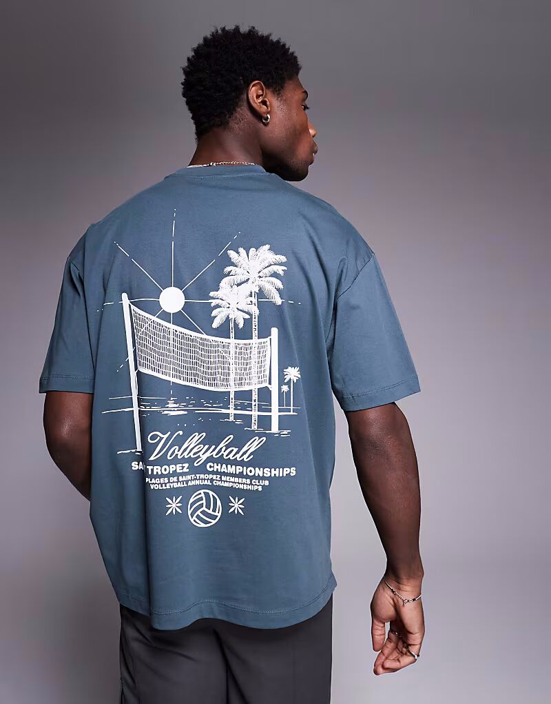 Футболка ASOS DESIGN со спортивной графикой в антрацитовом цвете
Футболка ASOS DESIGN со спортивной графикой в антрацитовом цвете