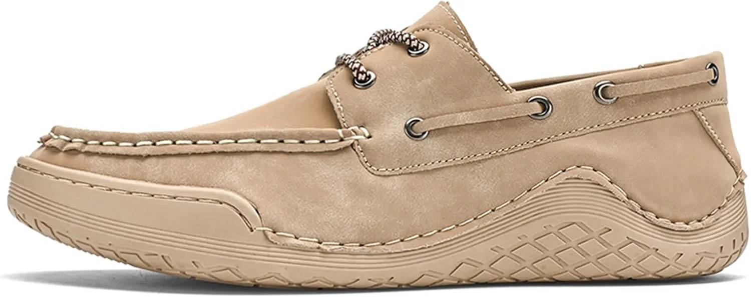 Мужские кожаные лодочные туфли Lossarye с 2 отверстиями, носок-мокасин, повседневные шнуровки, удобные лоферы на шнурках, легкие лодочные туфли для прогулок, хаки
Мужские кожаные лодочные туфли Lossarye с 2 отверстиями, носок-мокасин, повседневные шнуровки, удобные лоферы на шнурках, легкие лодочные туфли для прогулок, хаки