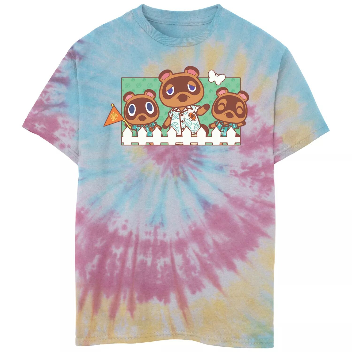 Футболка с рисунком Tie Dye для мальчиков 8–20 лет Nintendo Animal Crossing New Horizons Nook Family Tie Dye Licensed Character
Футболка с рисунком Tie Dye для мальчиков 8–20 лет Nintendo Animal Crossing New Horizons Nook Family Tie Dye Licensed Character