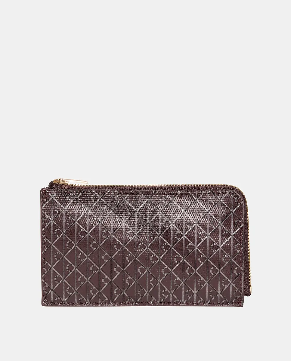 Картхолдер с монограммным принтом Calvin Klein, бордовый
Картхолдер с монограммным принтом Calvin Klein, бордовый