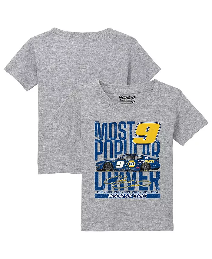 Футболка для малышей с автомобилем Chase Elliott, цвет хизер-серый Hendrick Motorsports Team Collection
Футболка для малышей с автомобилем Chase Elliott, цвет хизер-серый Hendrick Motorsports Team Collection