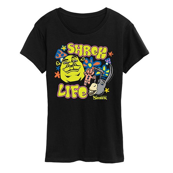 Футболка с принтом Women's Shrek Life Groovy Florals Dreamworks, Black
Футболка с принтом Women's Shrek Life Groovy Florals Dreamworks, Black