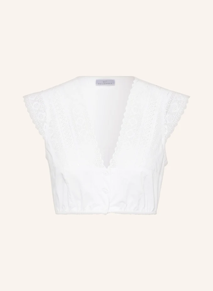 Блузка-дирндль мина с кружевом Waldorff, белый
Блузка-дирндль мина с кружевом Waldorff, белый