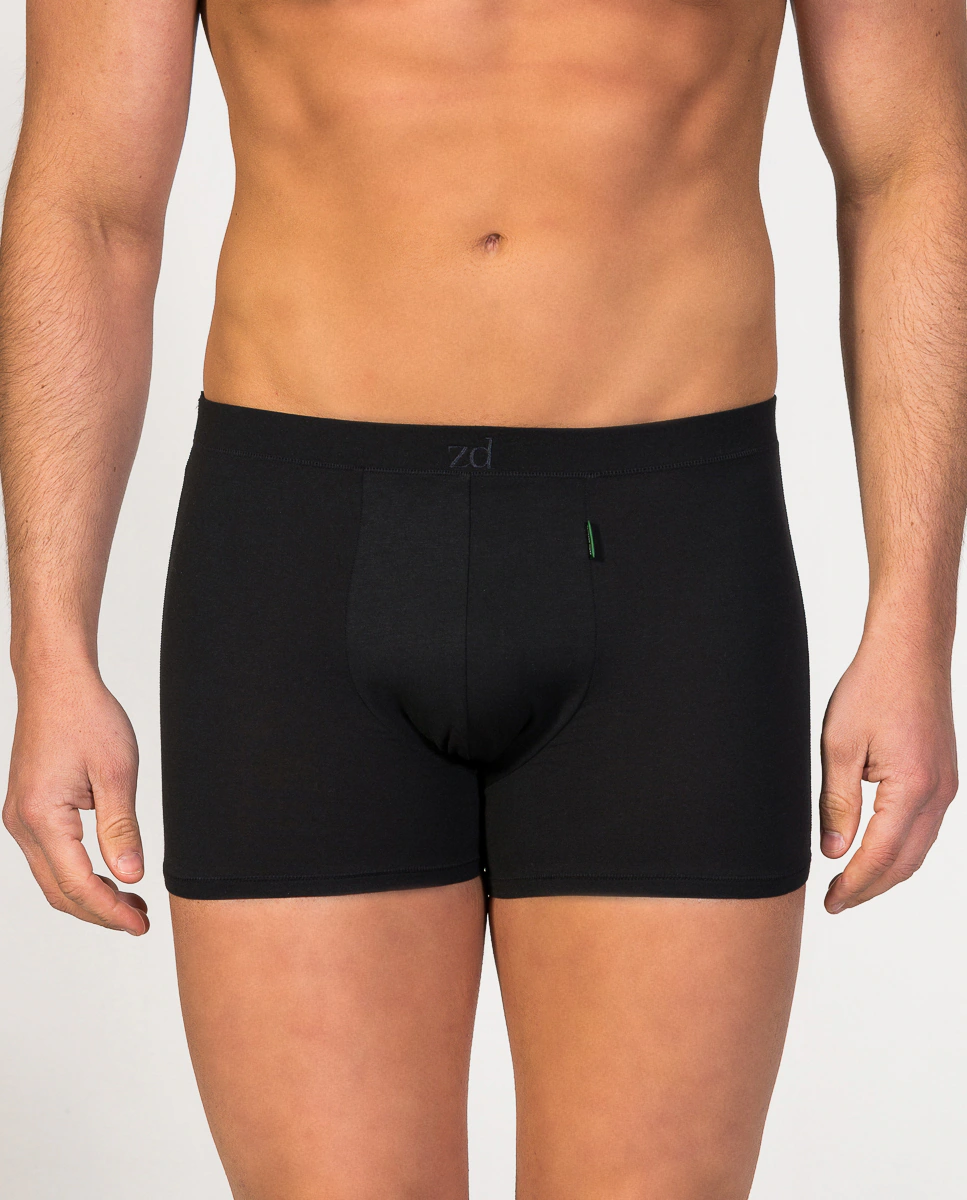 Мужские трикотажные боксерские шорты из соевой пряжи с увлажняющими свойствами ZD, чёрный
Мужские трикотажные боксерские шорты из соевой пряжи с увлажняющими свойствами ZD, чёрный