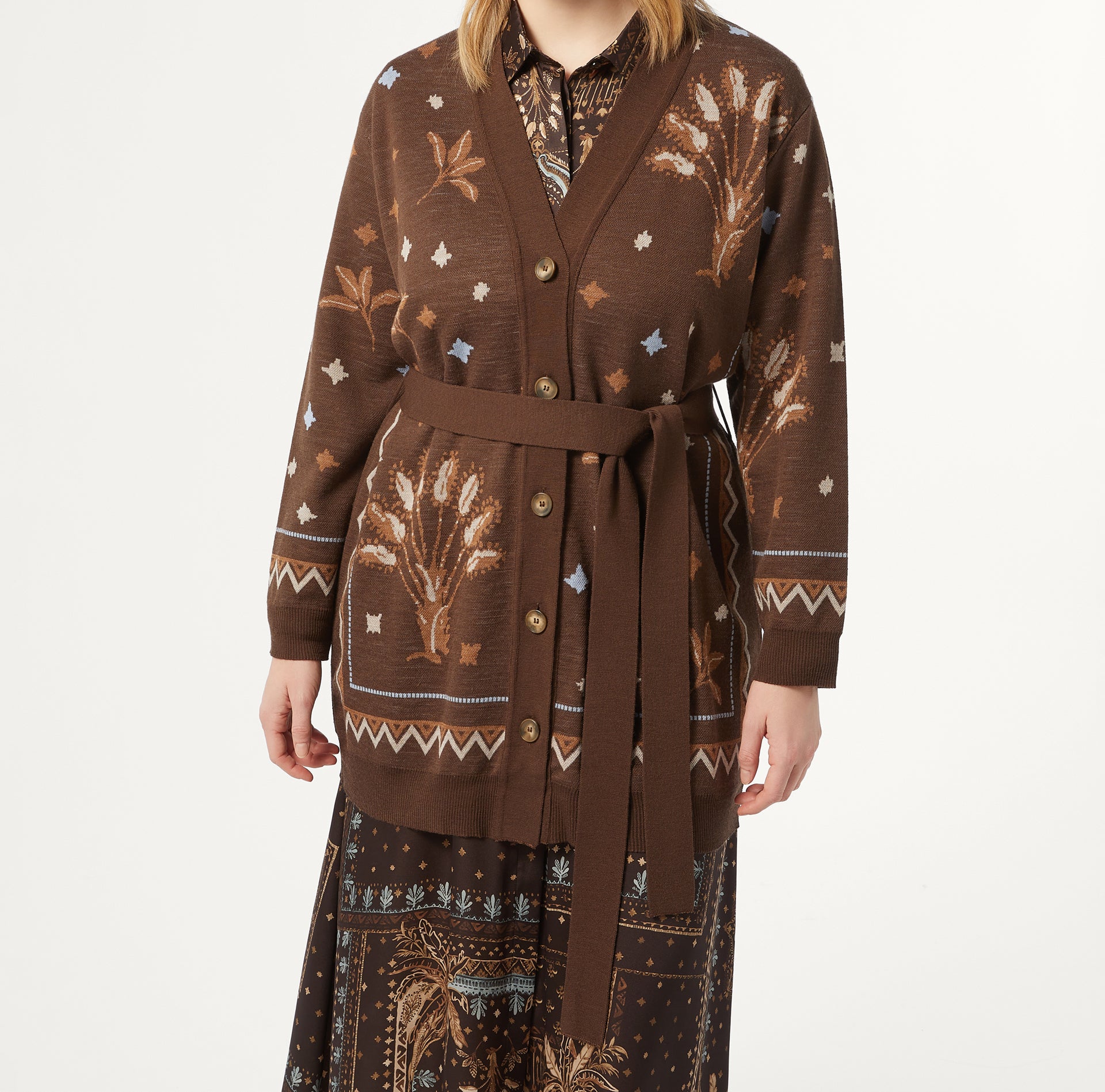 Кардиган SPONDA Marina Rinaldi, коричневый
Кардиган SPONDA Marina Rinaldi, коричневый