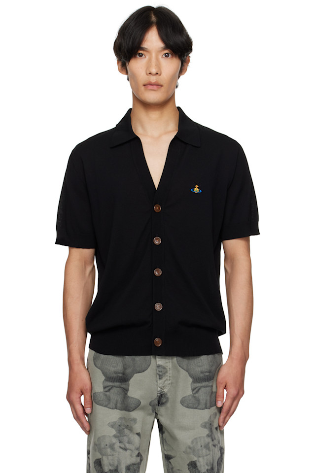 Хлопковый кардиган-поло Vivienne Westwood, черный
Хлопковый кардиган-поло Vivienne Westwood, черный