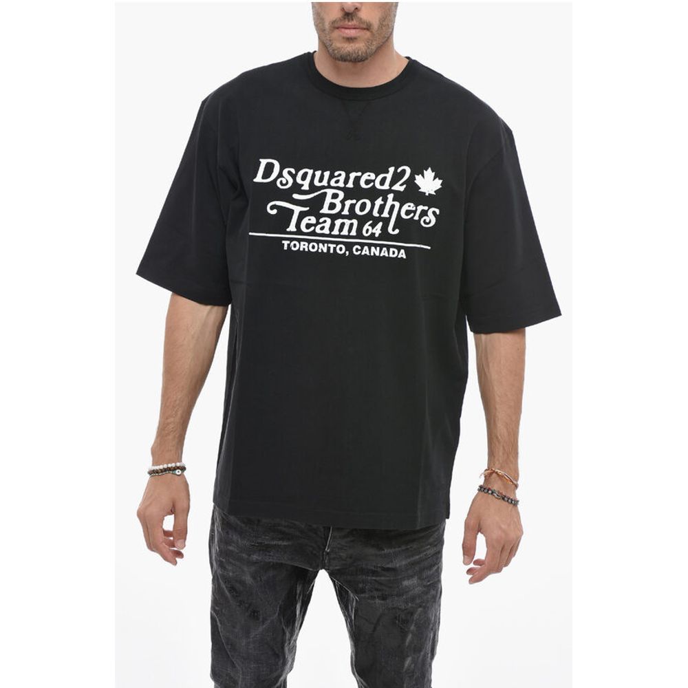 Футболка свободного кроя BROTHERS TEAM с логотипом Dsquared2, Black
Футболка свободного кроя BROTHERS TEAM с логотипом Dsquared2, Black