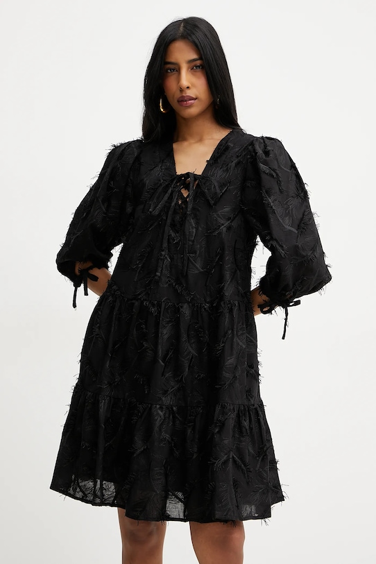 Хлопковое платье MICAUTI Silvian Heach, черный
Хлопковое платье MICAUTI Silvian Heach, черный