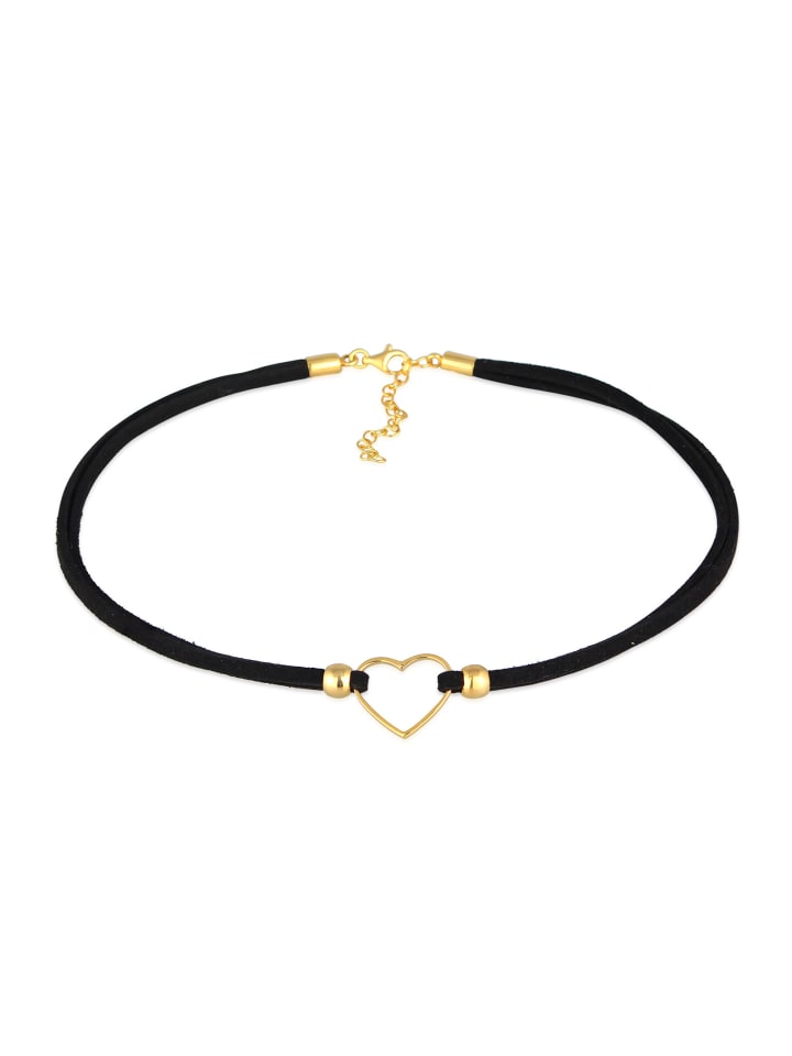 Elli Колье из серебра 925 пробы в форме сердца с золотой отделкой
Elli Колье из серебра 925 пробы в форме сердца с золотой отделкой