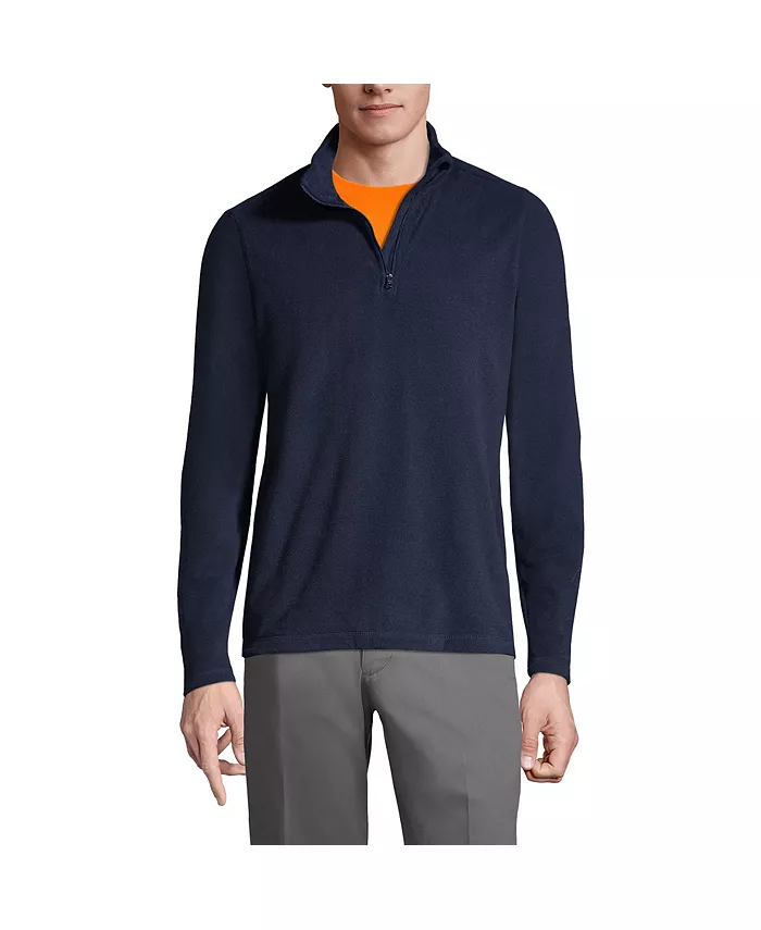 Мужская легкая флисовая толстовка с молнией на четверть Lands' End, синий
Мужская легкая флисовая толстовка с молнией на четверть Lands' End, синий