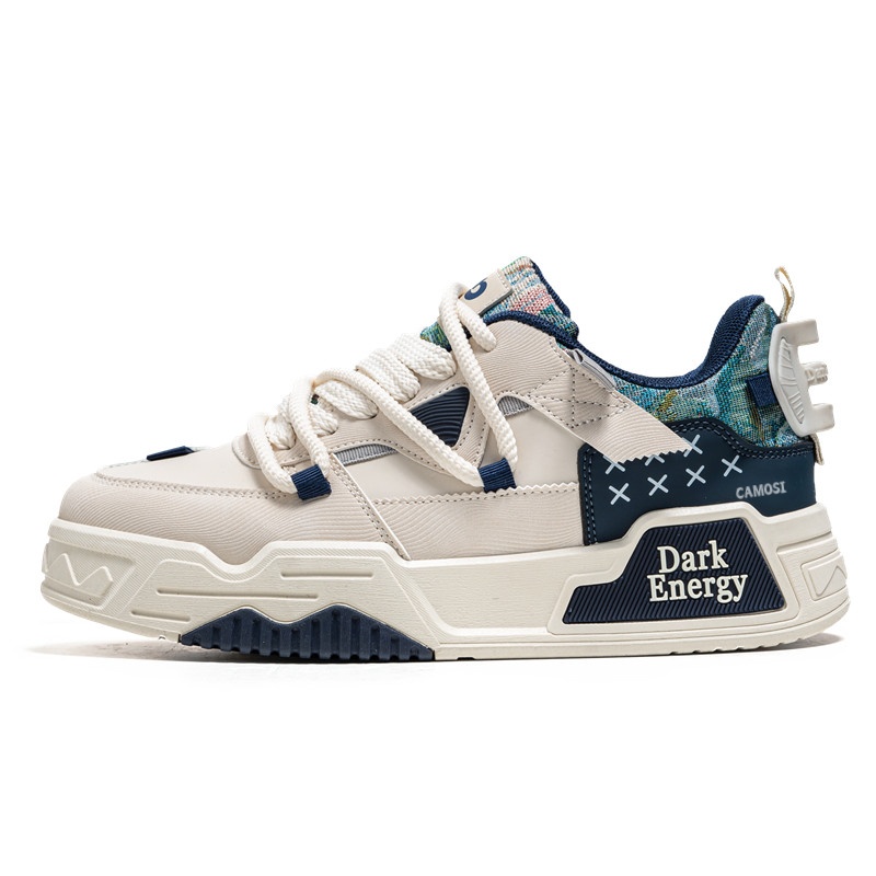 CAMOSI Низкие скейтерские кроссовки мужские бежево-голубые, цвет Beige Blue
CAMOSI Низкие скейтерские кроссовки мужские бежево-голубые, цвет Beige Blue