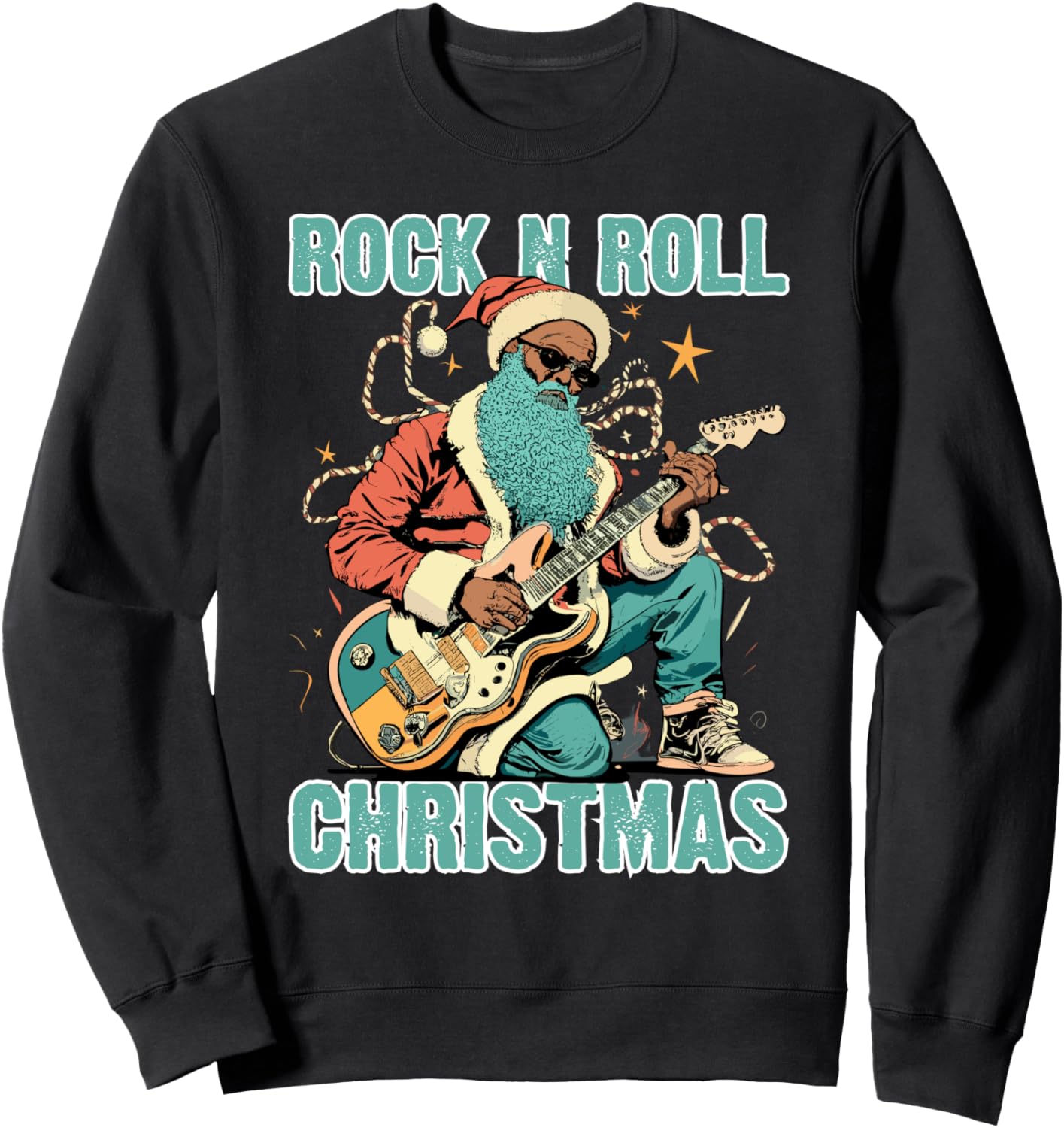 Рождественская рок-н-ролльная толстовка с Санта-Клаусом, афроамериканский персонаж, играющий на гитаре Rock N Roll Christmas Gifts, черный
Рождественская рок-н-ролльная толстовка с Санта-Клаусом, афроамериканский персонаж, играющий на гитаре Rock N Roll Christmas Gifts, черный