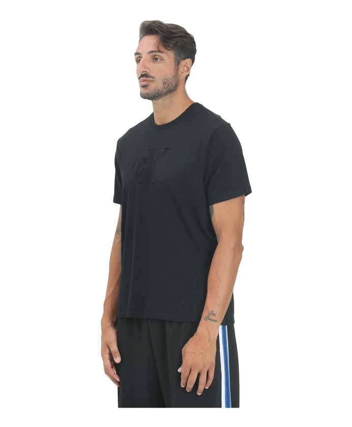 Базовая черная футболка с коротким рукавом Calvin Klein Jeans, черный
Базовая черная футболка с коротким рукавом Calvin Klein Jeans, черный