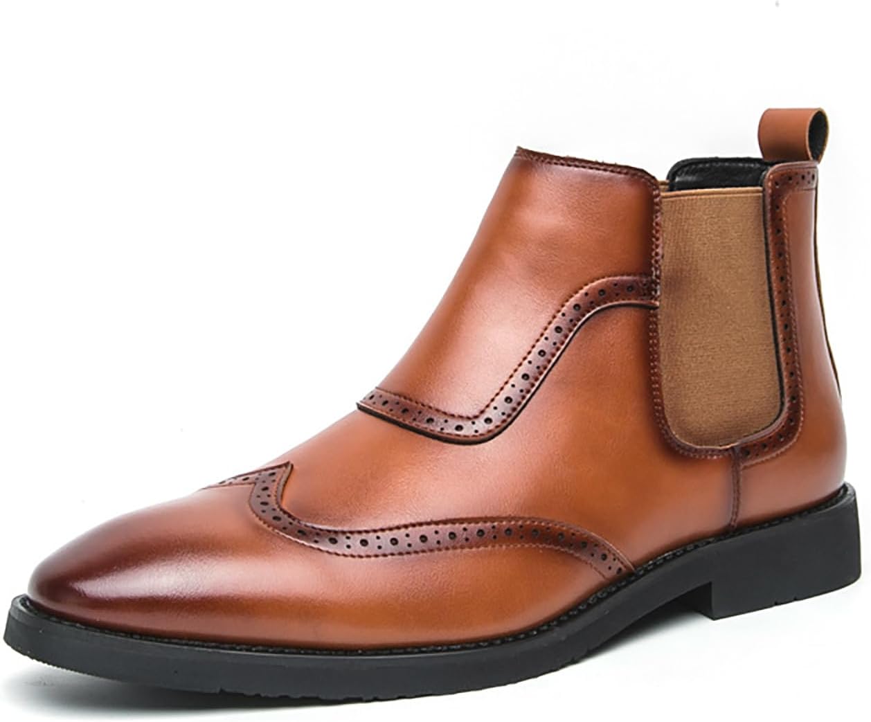 Мужские кожаные ботинки Челси с низким каблуком и крылышками, классический круглый носок, броги, без шнуровки, оксфорды для вождения, делового и офисного стиля, формальные ботинки до щиколотки Forevercan, коричневый
Мужские кожаные ботинки Челси с низким каблуком и крылышками, классический круглый носок, броги, без шнуровки, оксфорды для вождения, делового и офисного стиля, формальные ботинки до щиколотки Forevercan, коричневый