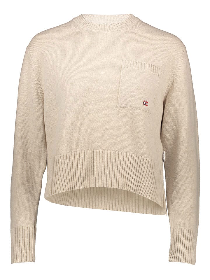 Бежевый свитер Napapijri
Бежевый свитер Napapijri