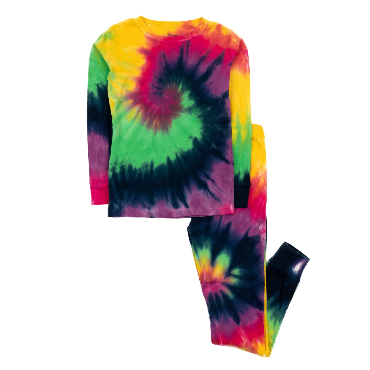 Детские двухкусочные хлопковые пижамы Tie Dye для девочек Leveret, цвет Tie Dye Swirl Girls
Детские двухкусочные хлопковые пижамы Tie Dye для девочек Leveret, цвет Tie Dye Swirl Girls