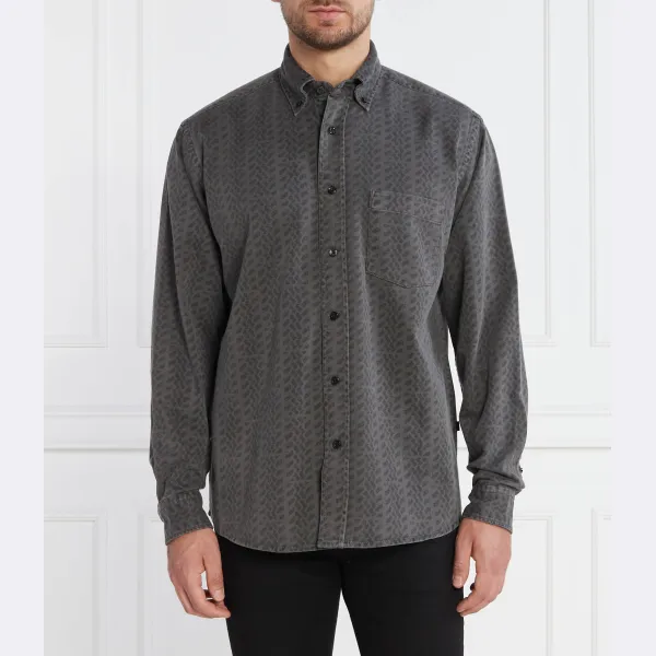 Lambey_1 рубашка свободного кроя Boss, черный
Lambey_1 рубашка свободного кроя Boss, черный