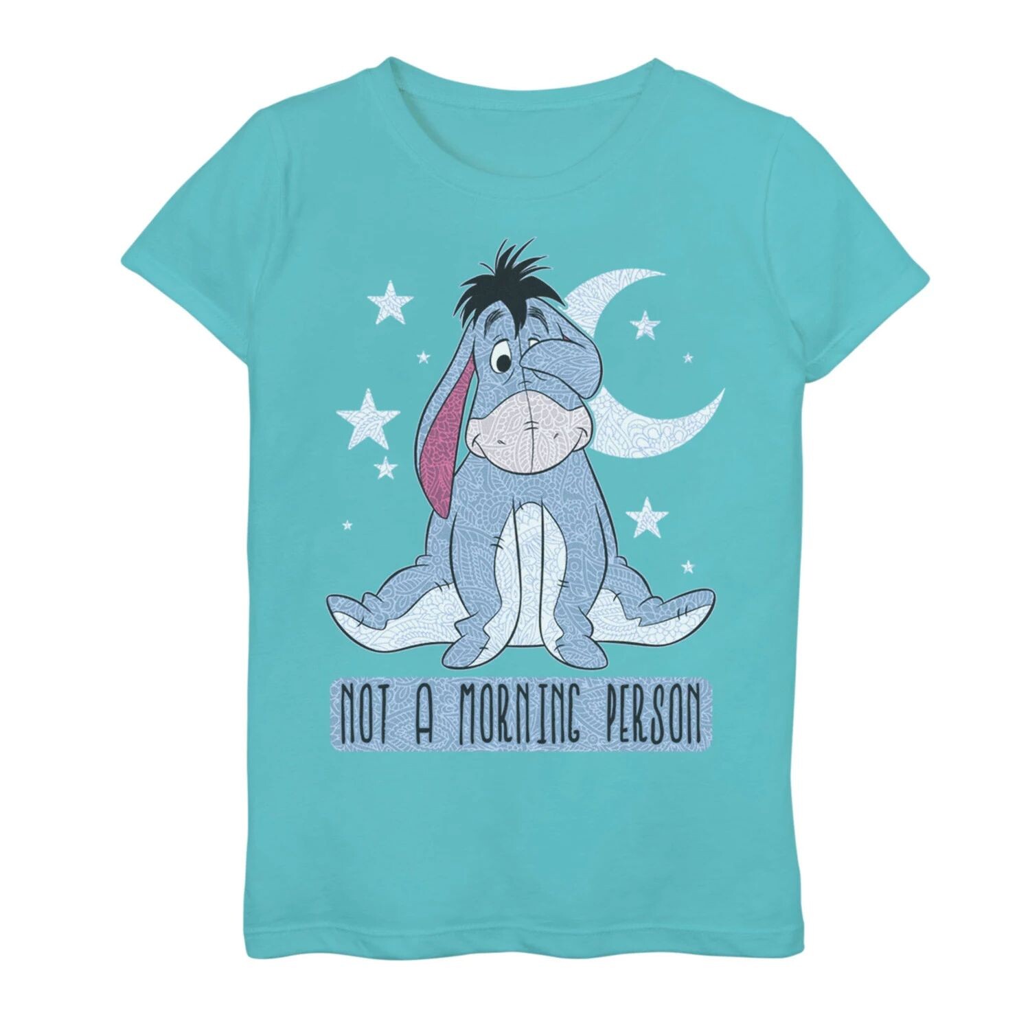 Футболка Disney's Winnie The Pooh для девочек 7–16 лет с рисунком «Иа Not A Morning Person» Disney
Футболка Disney's Winnie The Pooh для девочек 7–16 лет с рисунком «Иа Not A Morning Person» Disney