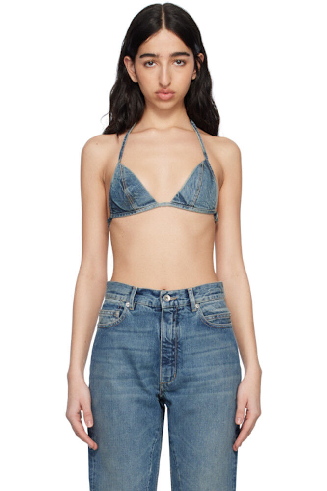 Бюстгальтер из денима Blue Hollywood Garment-Washed Rick Owens DRKSHDW
Бюстгальтер из денима Blue Hollywood Garment-Washed Rick Owens DRKSHDW