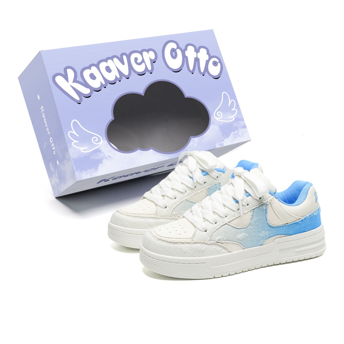 KAAVER OTTO Низкие модные нишевые скейтерские кроссовки унисекс белый светло-голубой, цвет White Light Blue
KAAVER OTTO Низкие модные нишевые скейтерские кроссовки унисекс белый светло-голубой, цвет White Light Blue
