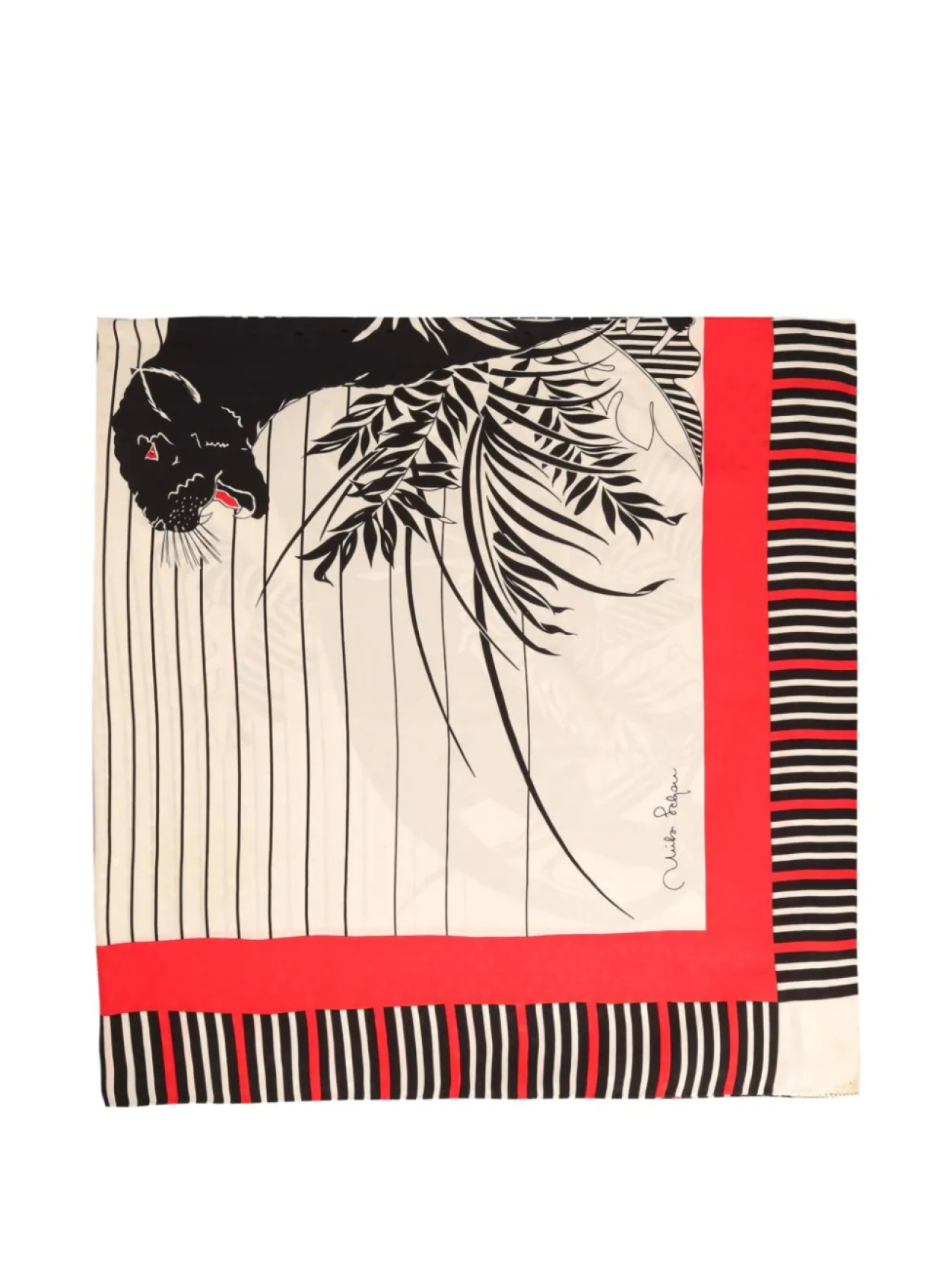 Платок Черная Пантера Mila Schon Vintage, белый
Платок Черная Пантера Mila Schon Vintage, белый