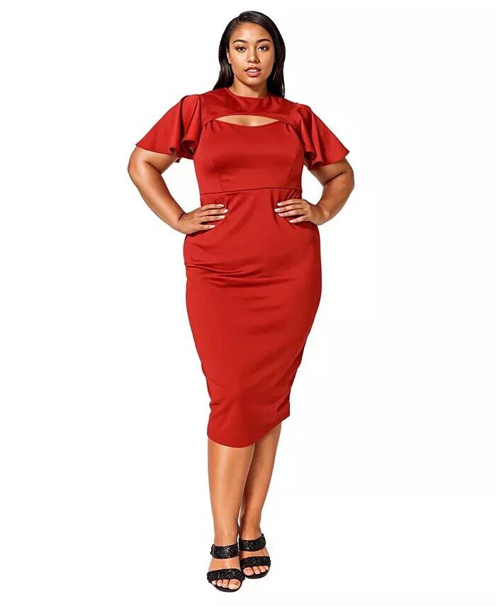 Платье-крылышки Millie размера плюс L I V D, красный
Платье-крылышки Millie размера плюс L I V D, красный