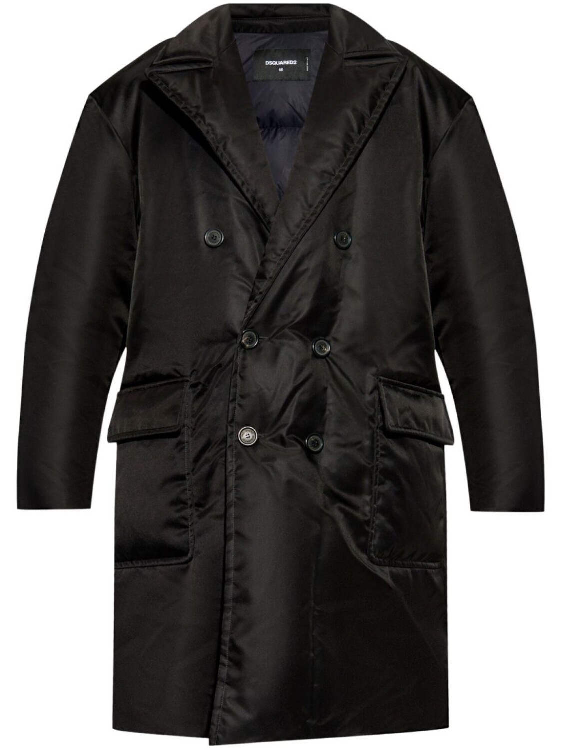 Dsquared2 dSQUARED2 двубортное пальто, черный
Dsquared2 dSQUARED2 двубортное пальто, черный