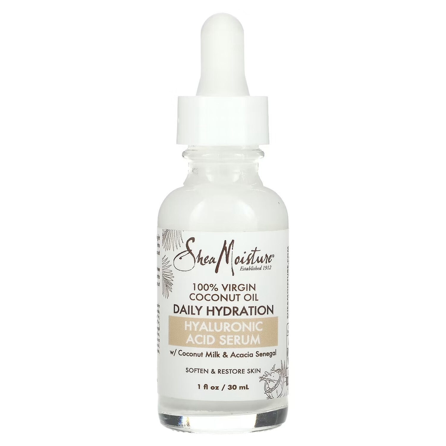 SheaMoisture 100% натуральное кокосовое масло, ежедневная увлажняющая сыворотка с гиалуроновой кислотой, 1 жидкая унция (30 мл)
SheaMoisture 100% натуральное кокосовое масло, ежедневная увлажняющая сыворотка с гиалуроновой кислотой, 1 жидкая унция (30 мл)