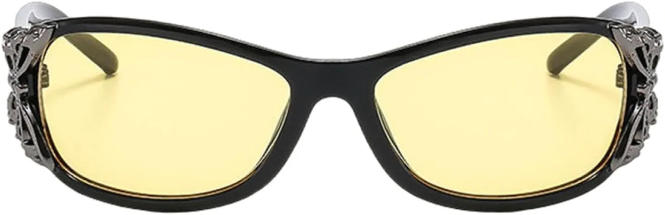 Солнцезащитные очки-бабочки в крупной оправе для женщин и мужчин, роскошные винтажные солнцезащитные очки в стиле панк с защитой от УФ-излучения UV400 TYUVIVO, Black
Солнцезащитные очки-бабочки в крупной оправе для женщин и мужчин, роскошные винтажные солнцезащитные очки в стиле панк с защитой от УФ-излучения UV400 TYUVIVO, Black