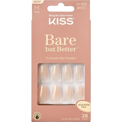 KISS Bare-But-Better Накладные ногти Embrace It Light Nude Средняя длина В форме гроба
KISS Bare-But-Better Накладные ногти Embrace It Light Nude Средняя длина В форме гроба