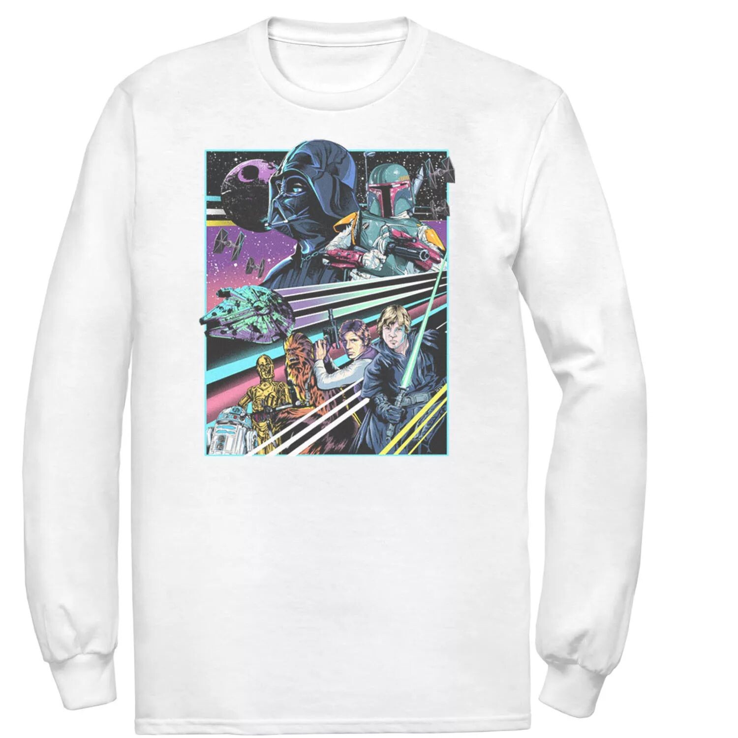 Мужская неоновая футболка с плакатом Альянса повстанцев «Звездные войны» Licensed Character, белый
Мужская неоновая футболка с плакатом Альянса повстанцев «Звездные войны» Licensed Character, белый