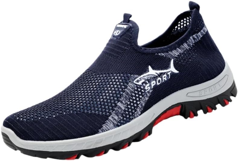 Мужские кроссовки большого размера с дышащей сеткой - противоскользящая резиновая подошва для ежедневного комфорта Fusecottc, синий
Мужские кроссовки большого размера с дышащей сеткой - противоскользящая резиновая подошва для ежедневного комфорта Fusecottc, синий