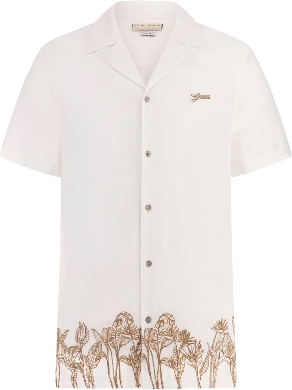 GUESS Мужская эко-рубашка с коротким рукавом и вышивкой, Quicksand
GUESS Мужская эко-рубашка с коротким рукавом и вышивкой, Quicksand
