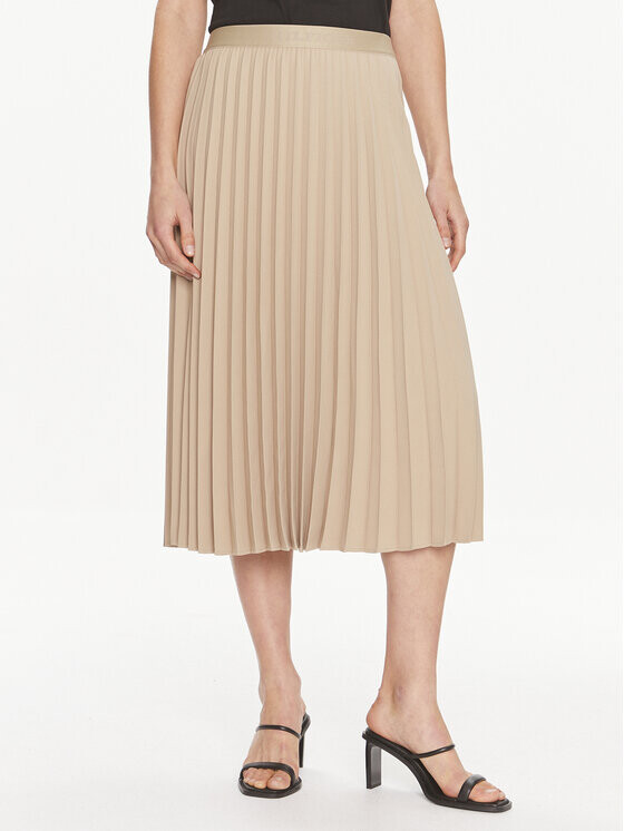 Плиссированная юбка стандартного кроя Tommy Hilfiger, бежевый
Плиссированная юбка стандартного кроя Tommy Hilfiger, бежевый