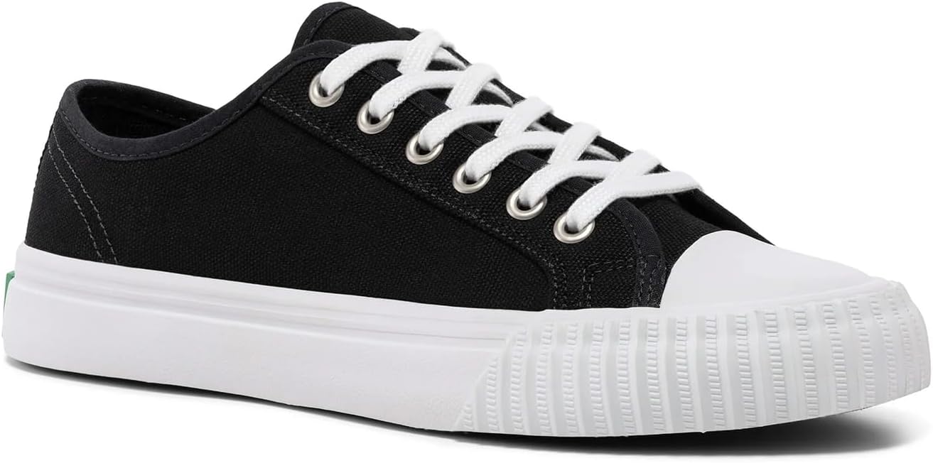 Унисекс кеды на низком ходу из холста, Черный, Вулканизированные Pf Flyers
Унисекс кеды на низком ходу из холста, Черный, Вулканизированные Pf Flyers