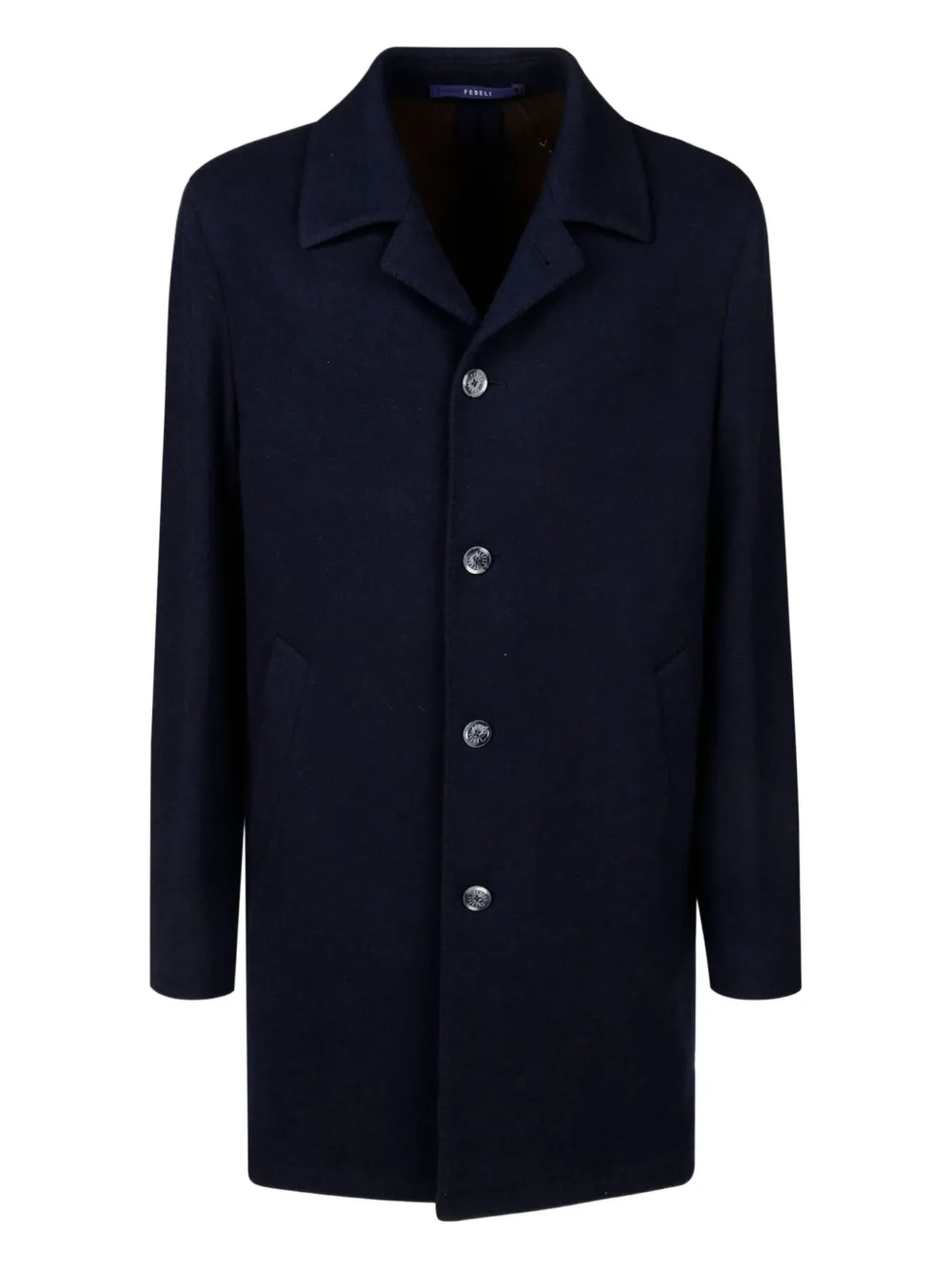 Кашемировое пальто на пуговицах Fedeli, синий
Кашемировое пальто на пуговицах Fedeli, синий