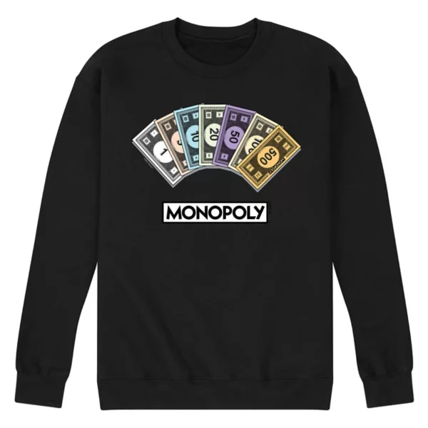 Мужская флисовая толстовка с изображением стопки денег из Монополии Licensed Character, черный
Мужская флисовая толстовка с изображением стопки денег из Монополии Licensed Character, черный
