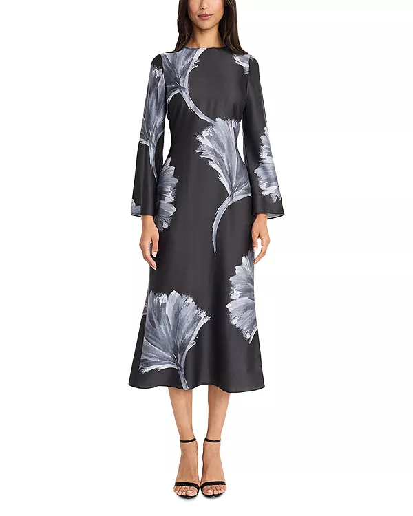 Платье с длинными рукавами и принтом Donna Morgan, мультиколор
Платье с длинными рукавами и принтом Donna Morgan, мультиколор