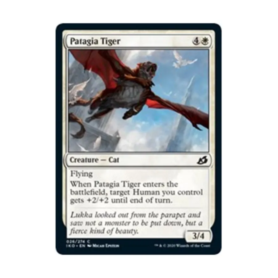 CCG Патагийский тигр (К), MTG - Ikoria - Lair of Behemoths
CCG Патагийский тигр (К), MTG - Ikoria - Lair of Behemoths