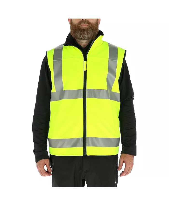 Утепленный двусторонний жилет повышенной видимости Big & Tall Hi Vis Reversible Softshell Vest – водоотталкивающая защитная рабочая одежда RefrigiWear, зеленый
Утепленный двусторонний жилет повышенной видимости Big & Tall Hi Vis Reversible Softshell Vest – водоотталкивающая защитная рабочая одежда RefrigiWear, зеленый