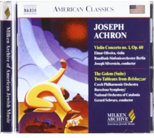 CD диск Achron / Oliveira / Silverstein / Schwarz: Milken Arch of American Jewish Music: Violin Cto 1
CD диск Achron / Oliveira / Silverstein / Schwarz: Milken Arch of American Jewish Music: Violin Cto 1