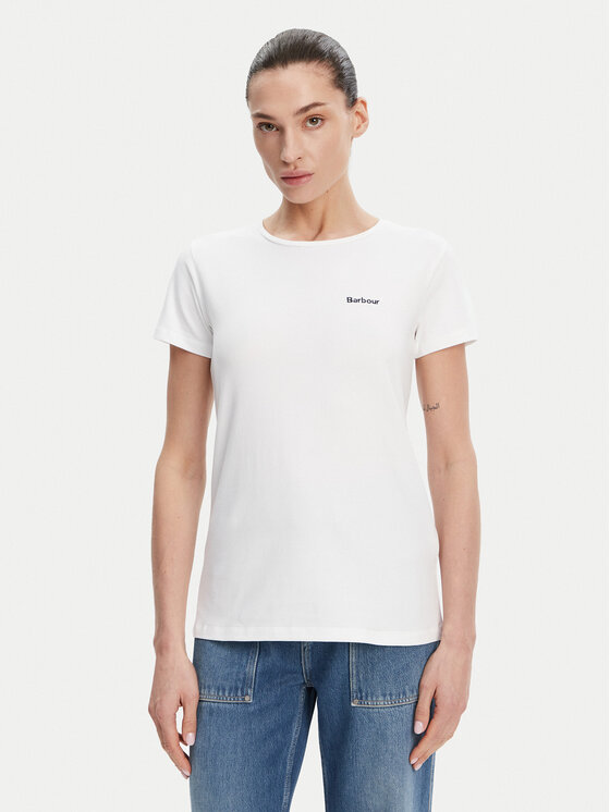 Футболка обычного кроя Saltford LTS0666WH11 Barbour, белый 
Футболка обычного кроя Saltford LTS0666WH11 Barbour, белый