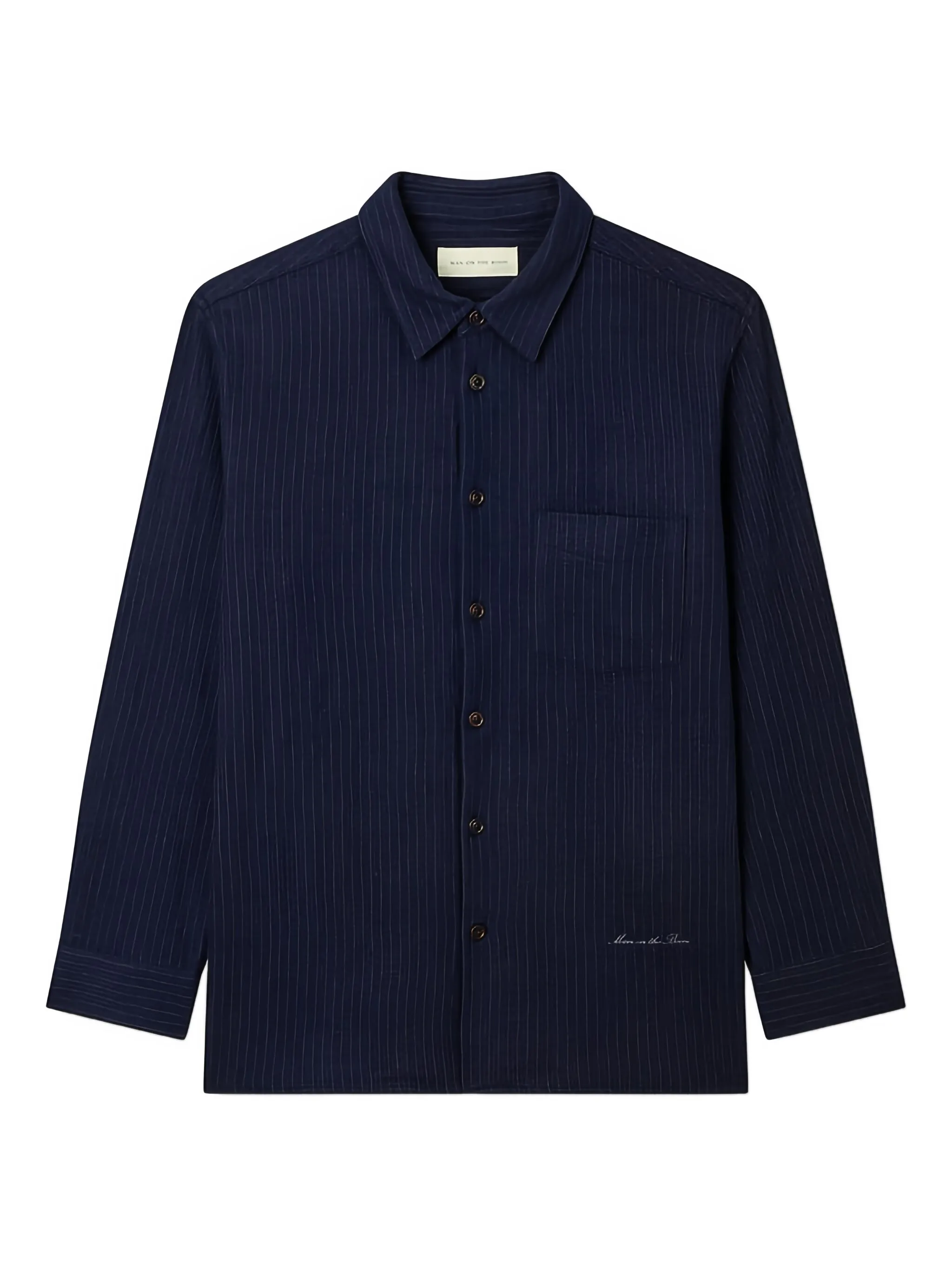 Рубашка в полоску Man On The Boon., синий
Рубашка в полоску Man On The Boon., синий