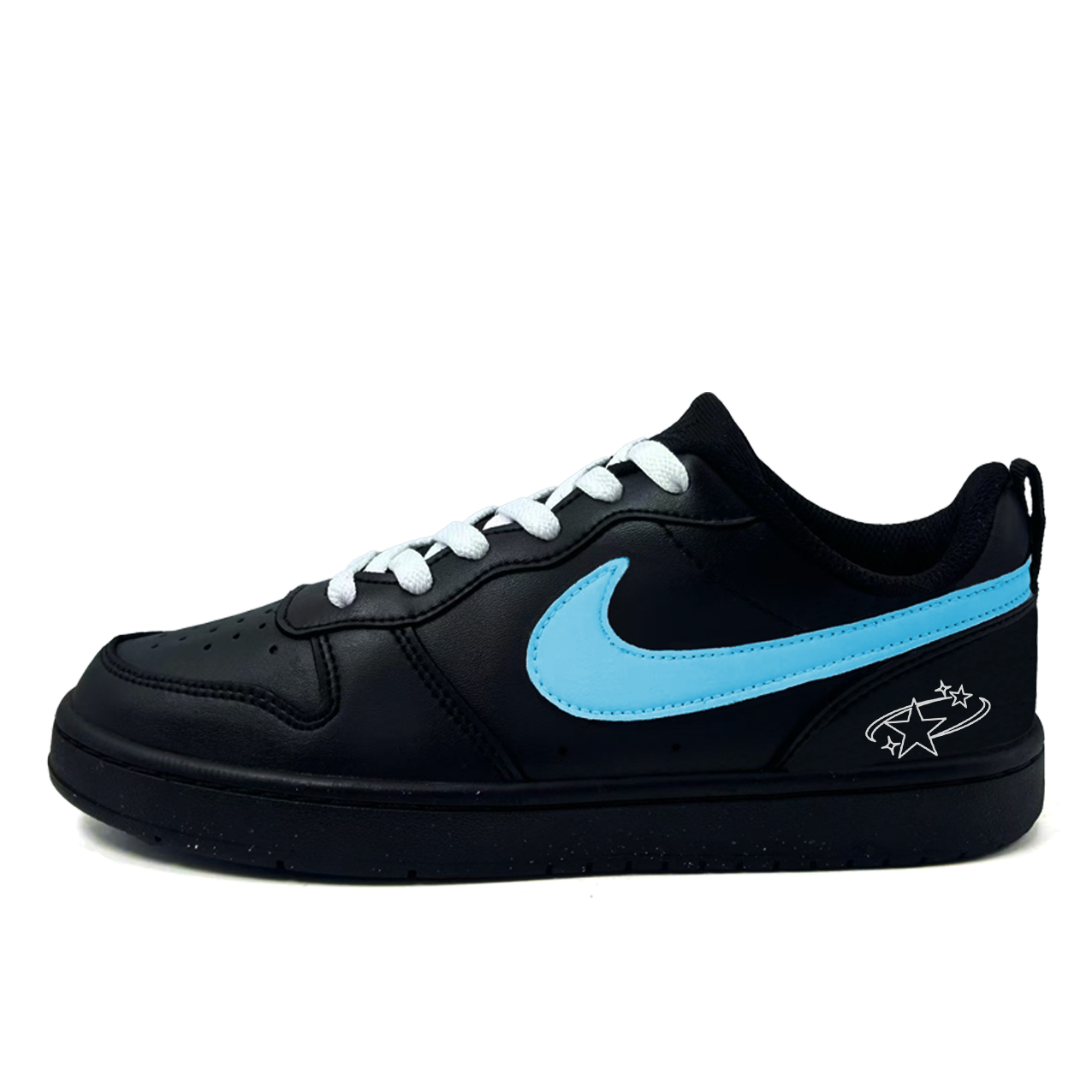 Nike Кроссовки для скейтбординга Court Borough Star Track Blue Hook Slip Resistant Abrasion Resistant низкие детские черные
Nike Кроссовки для скейтбординга Court Borough Star Track Blue Hook Slip Resistant Abrasion Resistant низкие детские черные