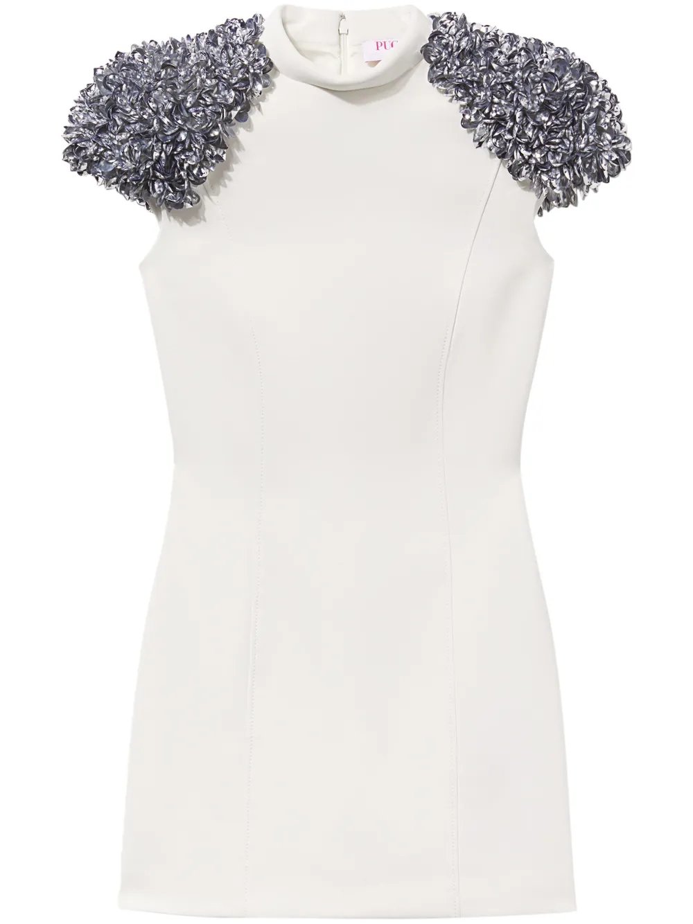 Платье мини с короткими рукавами и пайетками PUCCI, белый
Платье мини с короткими рукавами и пайетками PUCCI, белый