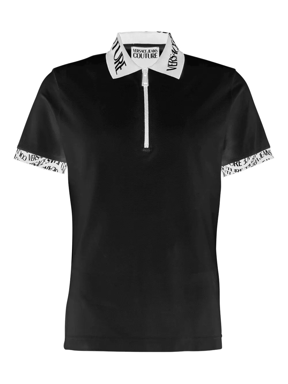 Рубашка поло с воротником на молнии и логотипом Versace Jeans Couture, черный
Рубашка поло с воротником на молнии и логотипом Versace Jeans Couture, черный
