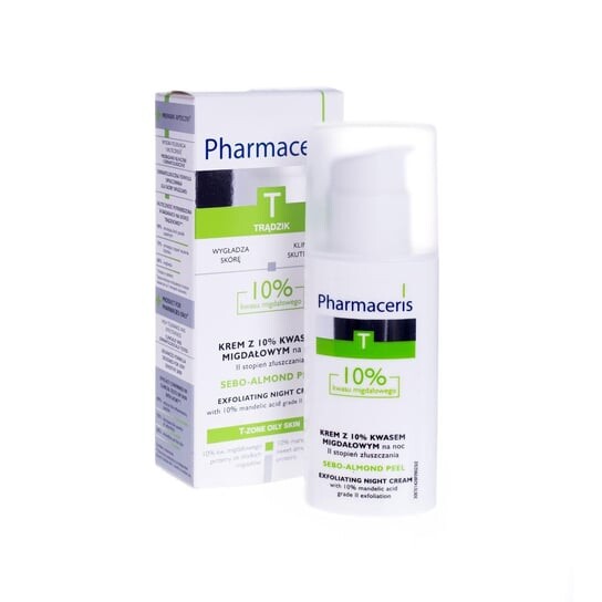 Крем с 10% миндальной кислоты, 50 мл Pharmaceris, T Sebo-Almond Peel 
Крем с 10% миндальной кислоты, 50 мл Pharmaceris, T Sebo-Almond Peel