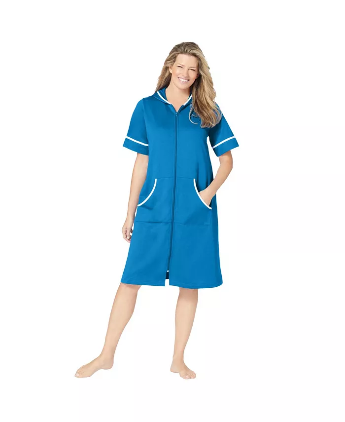 Женский короткий халат из французского махрового полотна Dreams & Co., синий
Женский короткий халат из французского махрового полотна Dreams & Co., синий