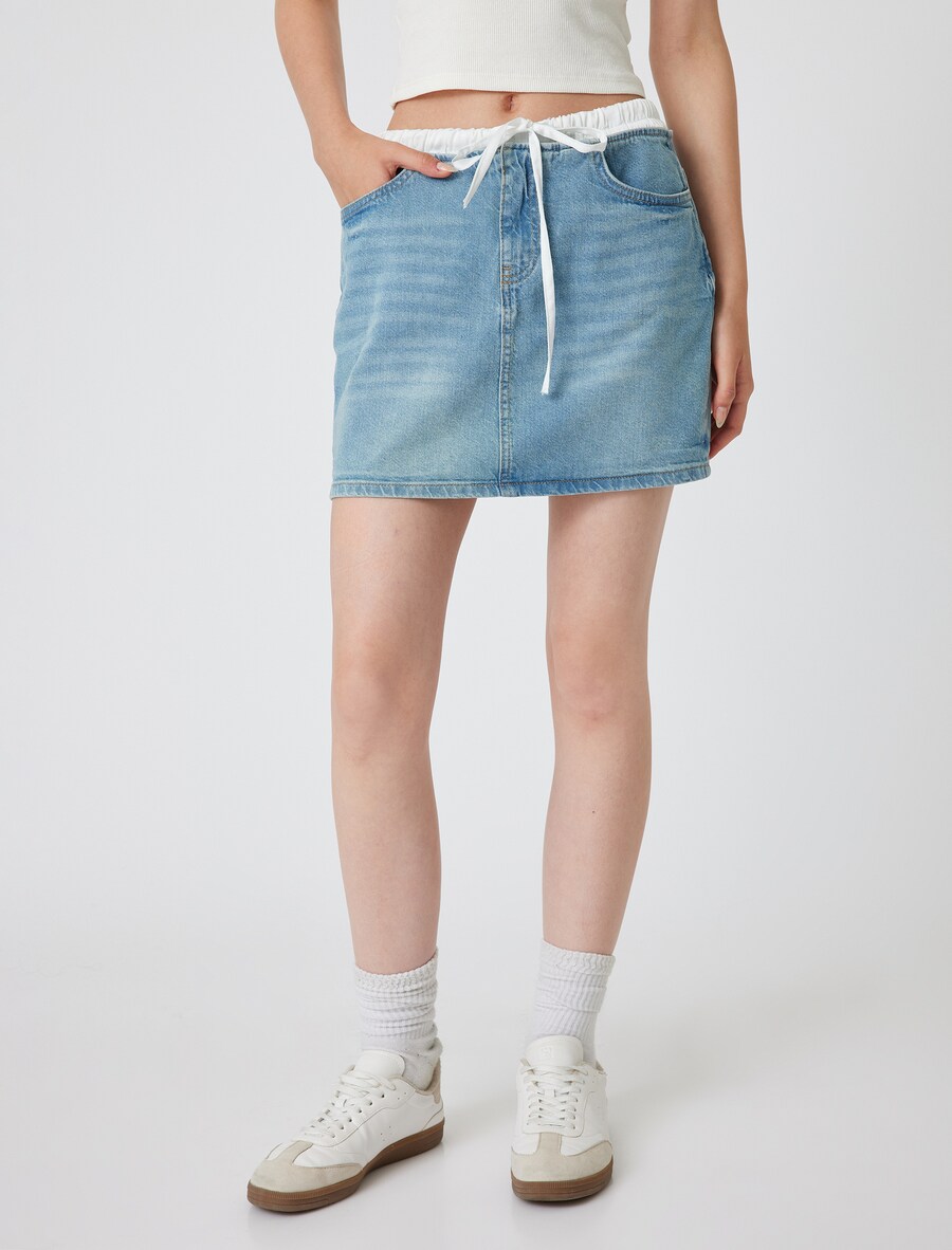 Юбка Koton, синий деним
Юбка Koton, синий деним
