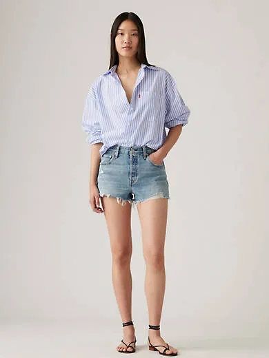 501 женские шорты оригинального кроя с высокой посадкой Levi's, цвет Vague Finish - Medium Wash
501 женские шорты оригинального кроя с высокой посадкой Levi's, цвет Vague Finish - Medium Wash